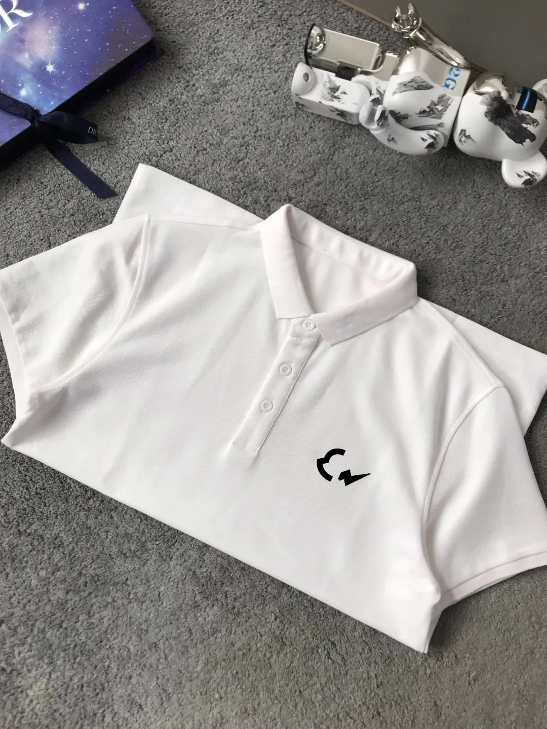 P100 Polo Premium T 、 Breathable logo Versatile ！ Sizes:M-3XL